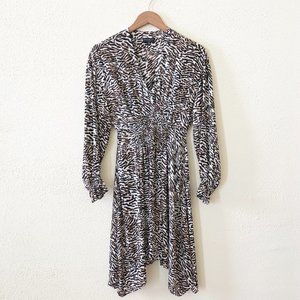 Anthropologie Current Air Leopard Print Dress XS